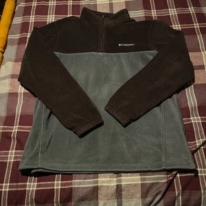 Men’s Columbia 1/4 Zip Pullover - XL Purple & Gray